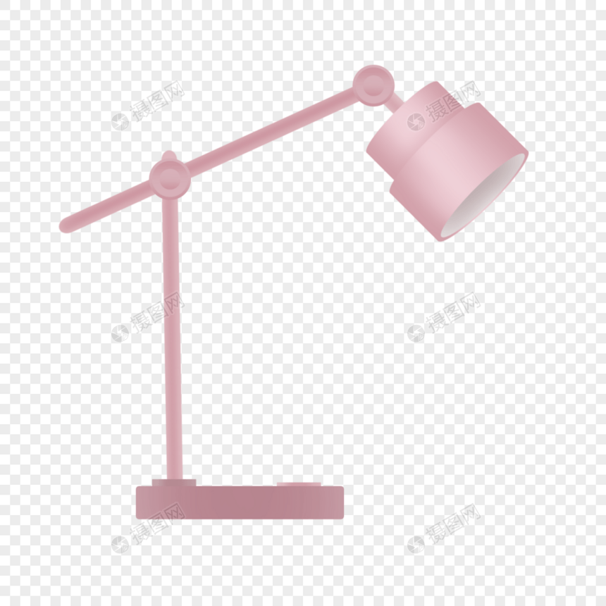 粉色照明电器台灯图片