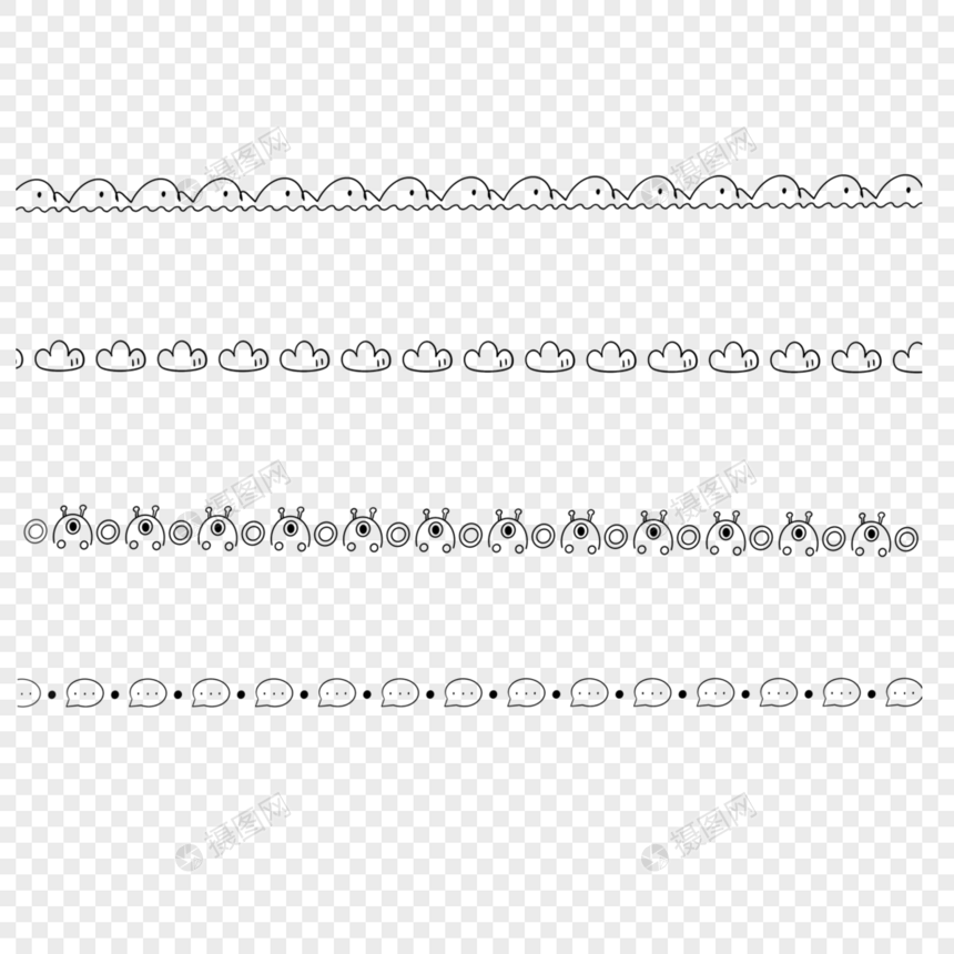 装饰分界线涂鸦边框可爱图片