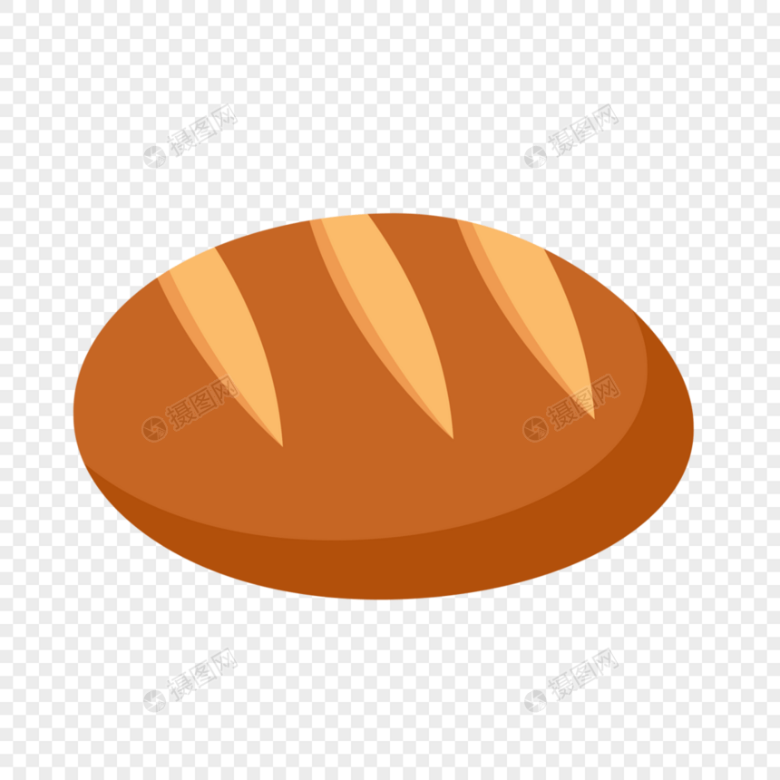 濯足节圣餐平放的棕色面包图形图片