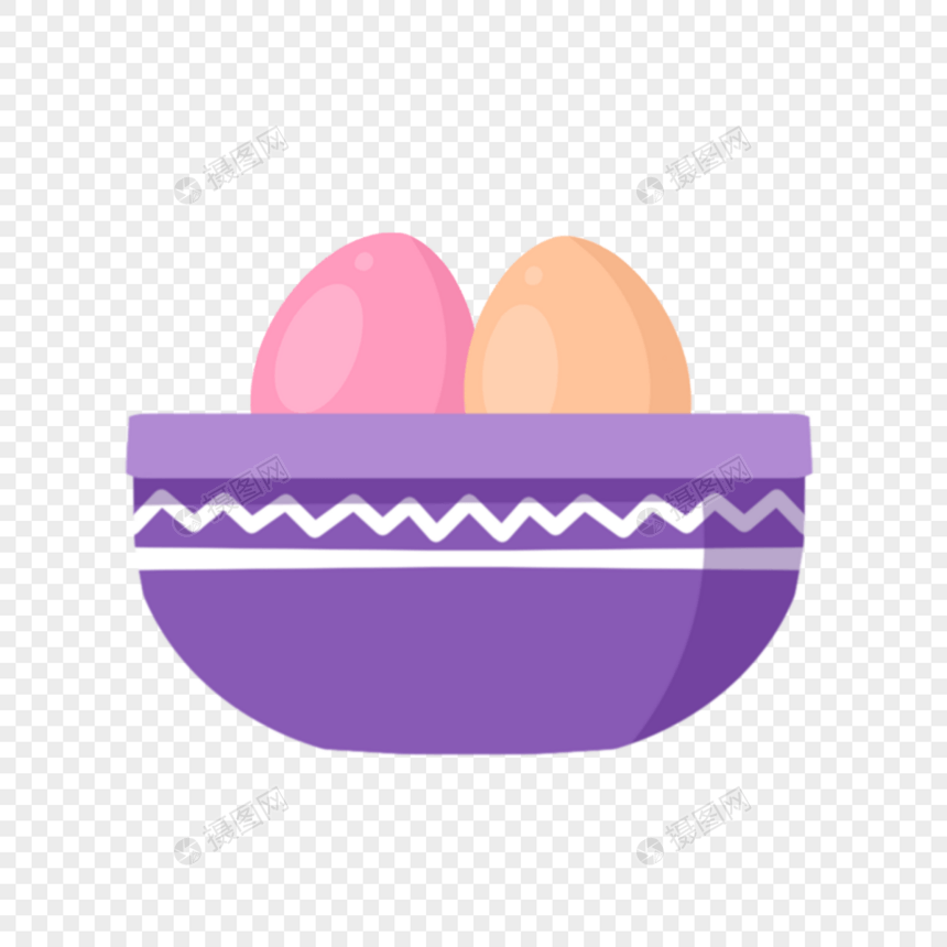 纳吾肉孜节紫色大碗里的彩蛋图片