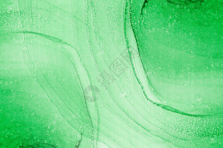 绿色水滴水珠抽象艺术春天背景设计图片