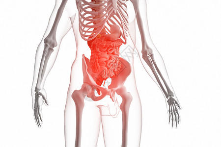急性肠炎腹痛场景设计图片