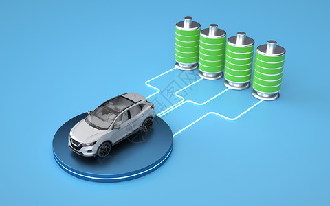 汽车电池充电新能源汽车充电设计图片