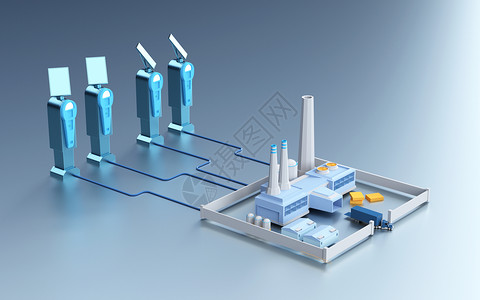 环保工厂新能源工业发电设计图片