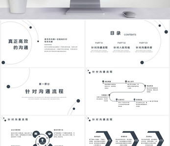 极简企业高效沟通术培训课件PPT模板ppt文档