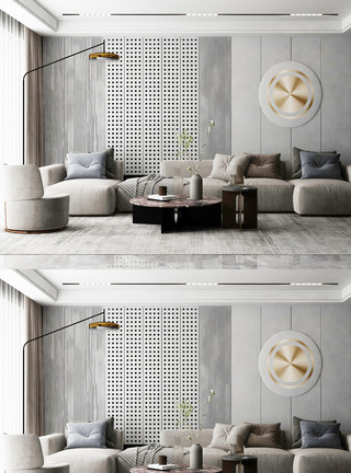 客厅空间设计现代家居客厅效果图设计模板