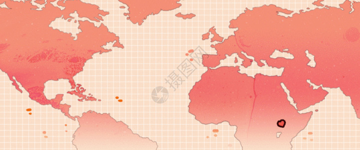 地图标志世界红十字日医疗卫生GIF高清图片