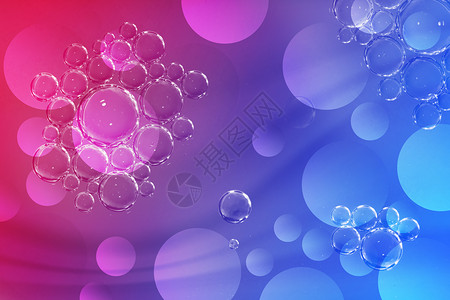圆水珠水滴抽象水泡背景设计图片