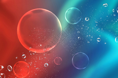 透明圆形泡泡抽象水泡背景设计图片