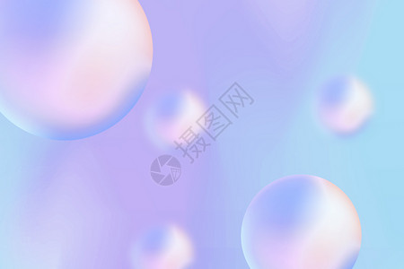 蓝紫色几何球体蓝紫色几何渐变背景设计图片