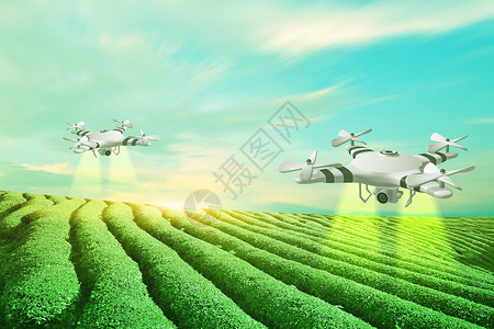 科技新农业农田施肥高清图片