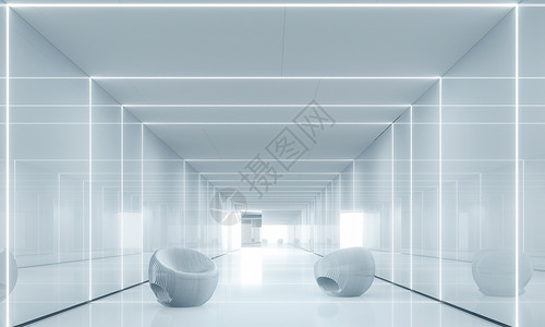 未来酒店3D未来智能声控空间设计图片