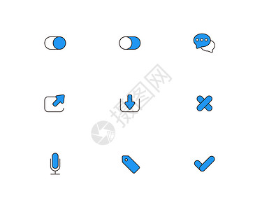 正确icon系统简洁图标插画