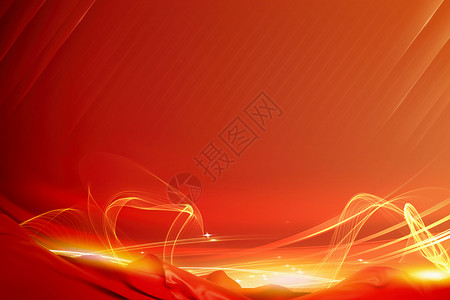 大气丝绸大气红色背景背景图片
