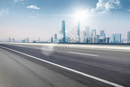 雅马哈摩托车大气城市汽车公路背景设计图片