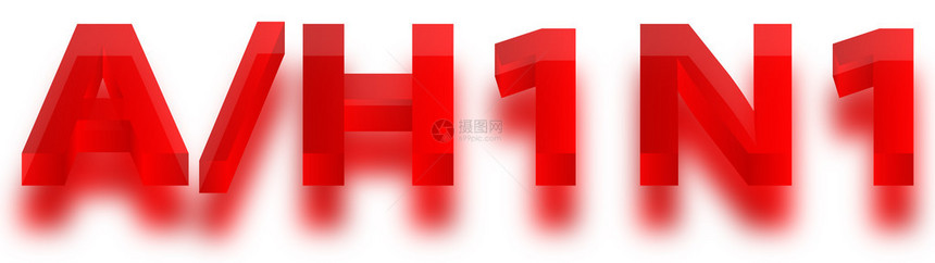 AH1N1反射混浊标志图片