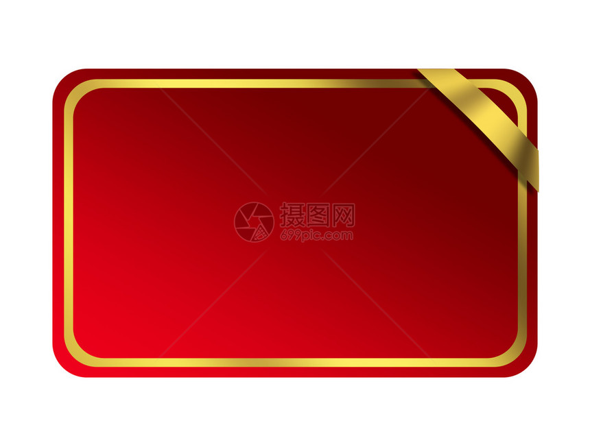 带金框的红卡孤图片