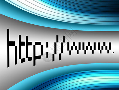 蓝色动态表面的互联网址互联网背景图片