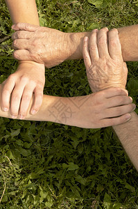 团结的手背景图片