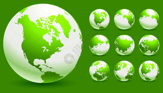 绿色地球环境保护背景图片