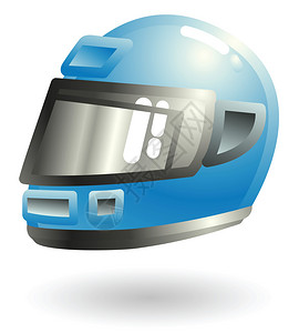 摩托车头盔的插图图片