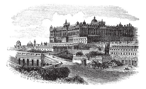 西班牙马德里皇宫图片
