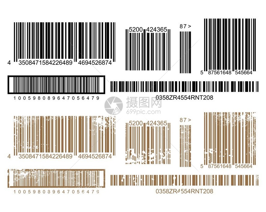 条码插图图片
