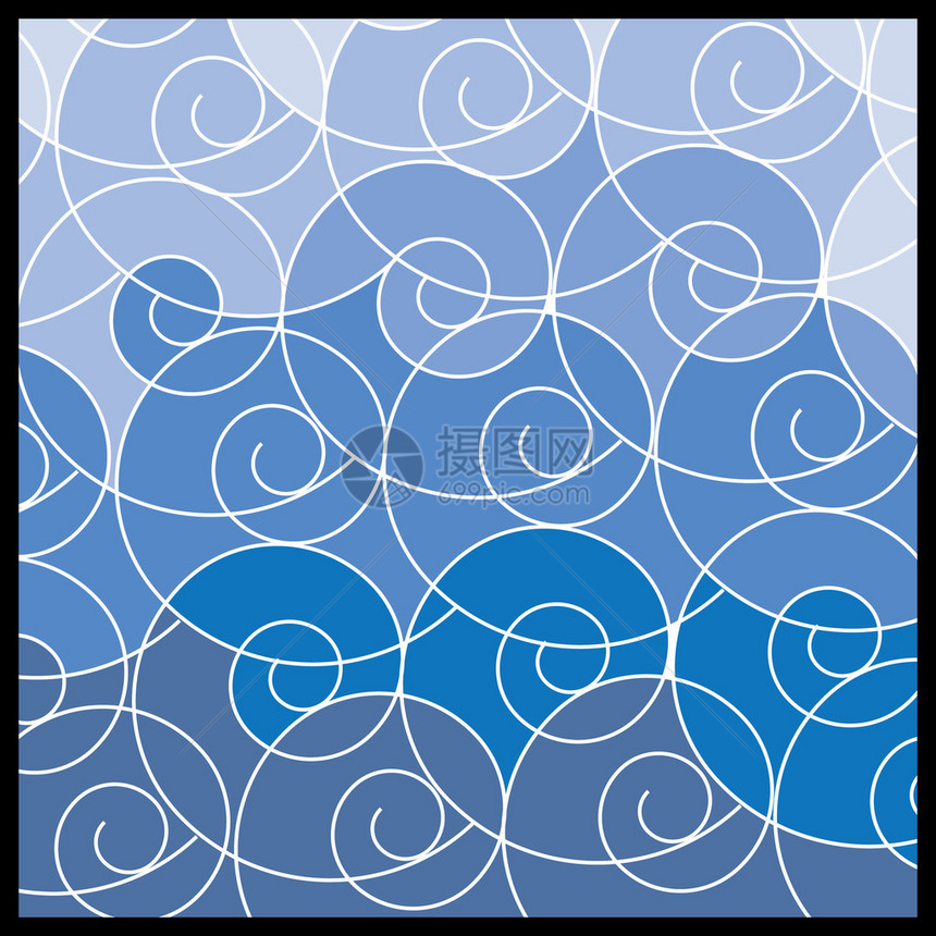 蓝色抽象几何背景用可编辑矢量格式图片