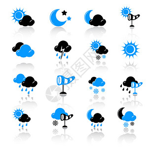 16个天气图标集图片