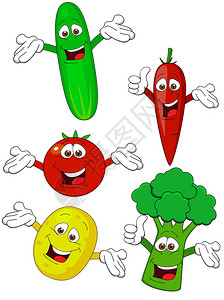 蔬菜卡通人物图片