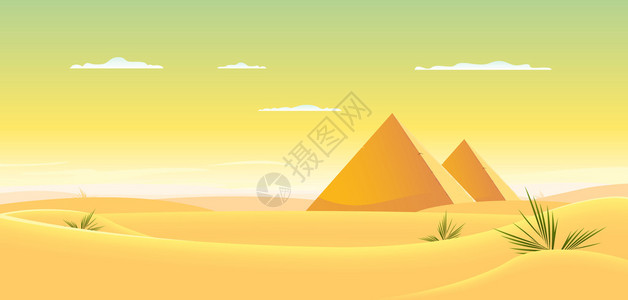 说明沙漠景观内埃及图片