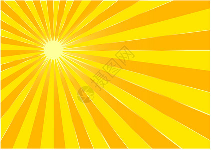 黄色的夏日太阳背景插图图片