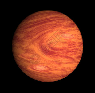 孤立背景下的木星插图背景图片