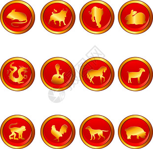 占星术符号的矢量图图片