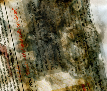 脏烧焦的报纸txt背景印刷设计肮脏垃圾被洗掉的信件灰烬图片