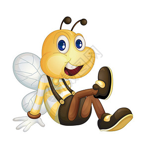 蜜蜂坐在地上图片