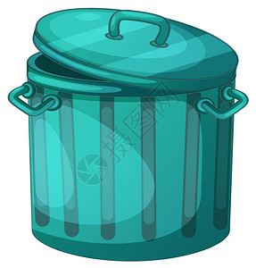垃圾桶插图背景图片
