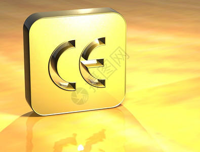 3D欧洲共同体黄色背景的金牌Cold设计图片