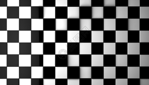布兰科和黑人黑色和白色瓷砖背景插画