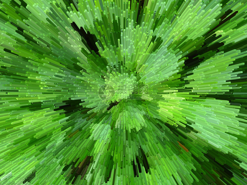 绿色抽象背景的形象图片