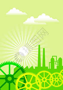 生态工业背景图片