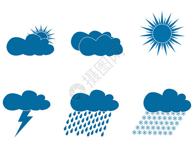 天气预报图标图片