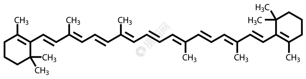 以白色背景抽取的甲苯Vitamin图片