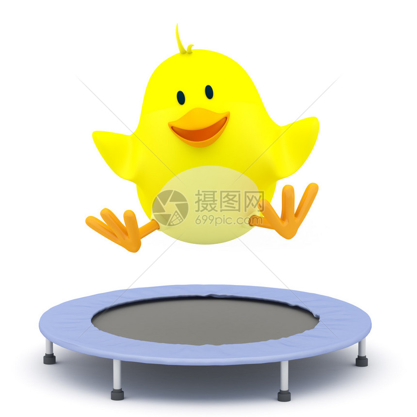 小妞在Trampoline3图片