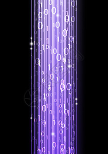 紫色二进制代码背景图片