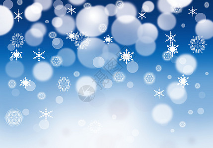 冬季蓝色的圣诞节背景模背景图片