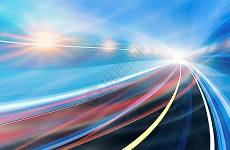 凯尔蒂卡城市公路隧道中的抽象速度设计图片