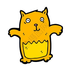 黄猫卡通图片