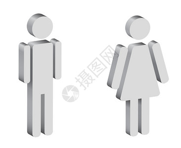 男人和女人的黑色和白色轮廓图片