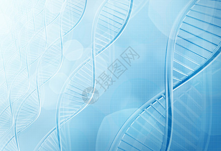 抽象分子医学蓝色背景图片